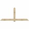Ekena Millwork Eugene Rough Sawn Timber Gable Bracket, Douglas Fir, 96"W x 44"H x 6"D x 6"F, 11/12 Pitch GBW096X44X0606EUG00RDF - alternate 1